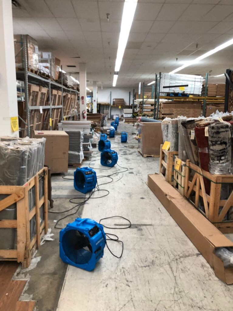 Commercial Factory Water Damage Restoration Repair Service in Nashville Tennessee